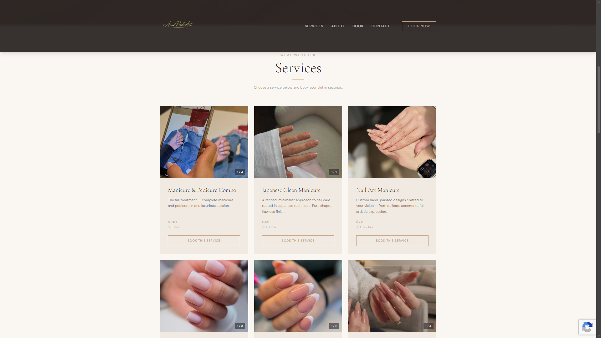 Amir Nails Art — Services