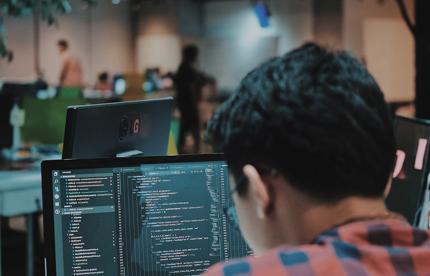 A developer working on code — a technical partner on your team